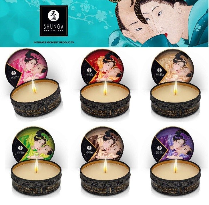 Massage candles and ambient candles with 100% natural oil. Makes the skin soft and smooth. Capacity 30 ml This unique product serves as a candle to create a... Shunga - Desire Vanilla Massage Candles - 30ml Photos - 4