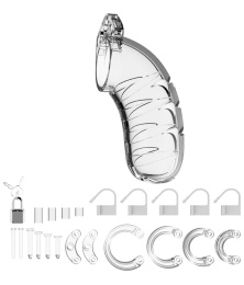 ManCage - Men's Chastity Lock #4 - Transparent